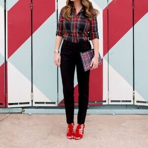 J. Crew Flannel button up in Stewart Tartan 4